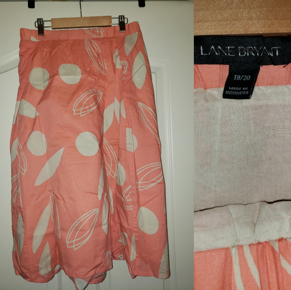 Lane Bryant A-Line Midi Skirt 20W